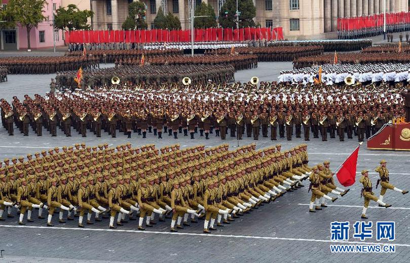 （国际）（2）朝鲜劳动党建党70周年举行大阅兵