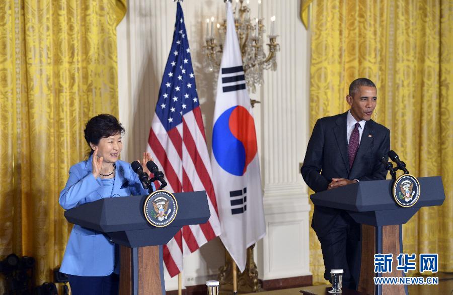 （国际·图文互动）（2）美韩领导人敦促朝鲜展现弃核意愿