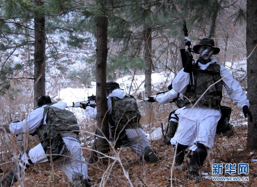 （国际）（6）韩美举行极寒雪地联合训练