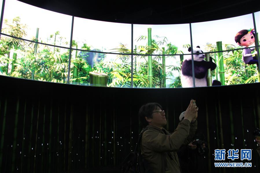 （国际）（2）探访“熊猫夫妇”在韩国的高科技新家 