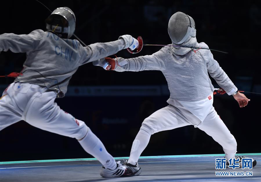 （体育）（3）击剑——亚洲锦标赛：韩国男子佩剑队夺冠