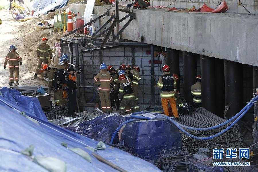 （国际）（2）韩国京畿道南杨州市发生地铁施工现场崩塌事故