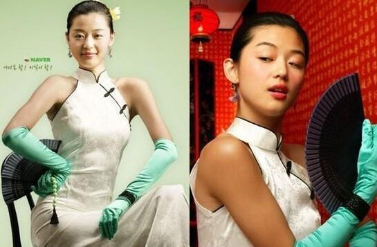 当韩国女明星穿上中国旗袍 谁美谁出戏？