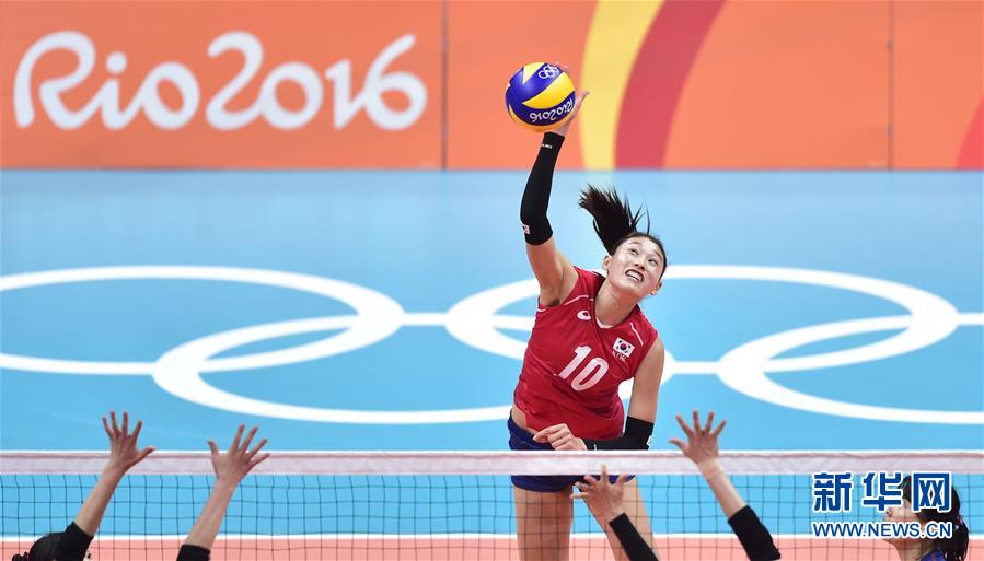 （里约奥运会）（1）排球——女排小组赛：韩国胜日本