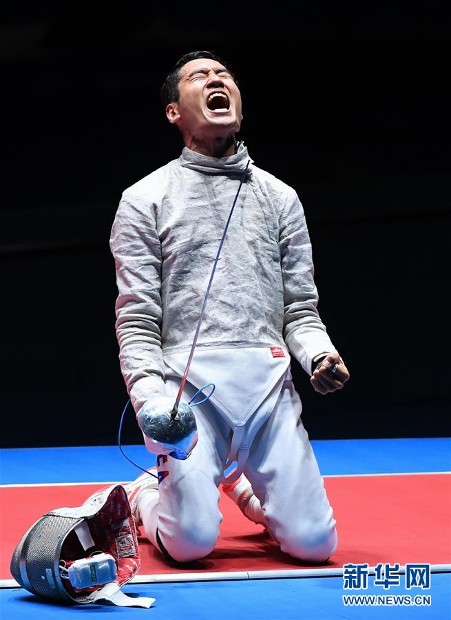 （里约奥运会）（1）击剑——男子佩剑个人赛：韩国选手金政焕获得铜牌