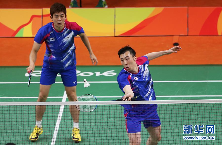 （里约奥运会）（1）羽毛球——小组赛：韩国选手李龙大/柳延星获胜