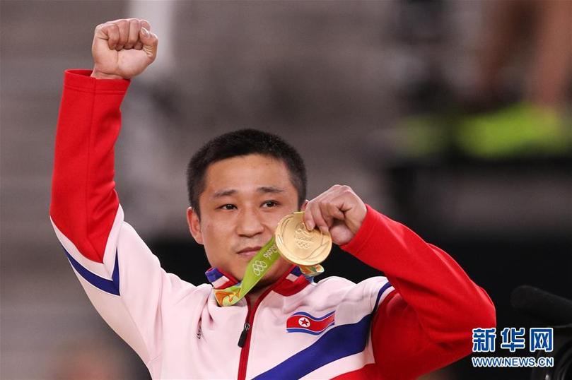 里约奥运体操男子跳马：朝鲜选手夺冠（组图）