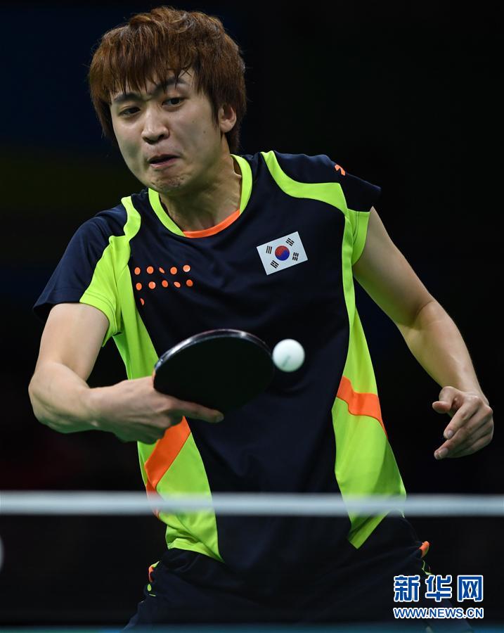 （里约奥运会）（9）乒乓球——男子团体铜牌争夺赛：韩国队对阵德国队