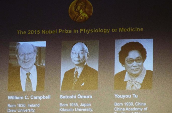 중국 의학자 투유유, 아일랜드-일본 과학자들과 노벨 생리의학상 공동수상