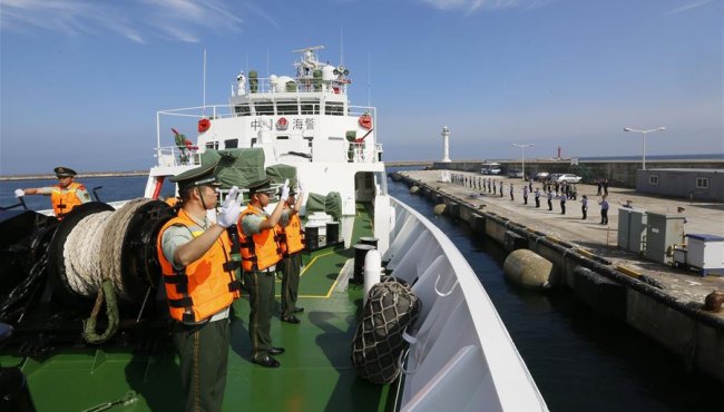 中国海警圆满完成对韩海上执法机构首次访问