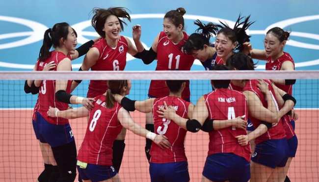 女排小组赛：韩国胜日本