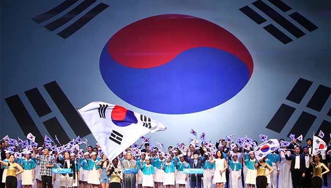 韩国团体纪念光复节